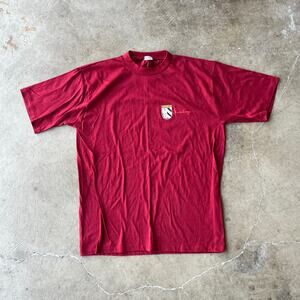 VINTAGE 80S NURNBERG SHIRT RED GERMANY CITY XL